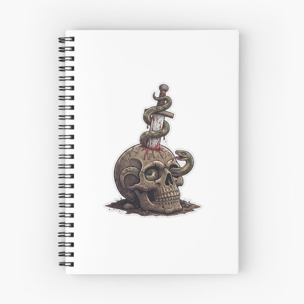 Item preview, Dagger and Snake Skull Gothic Dark Fantasy Art designed and sold by Covenist.
