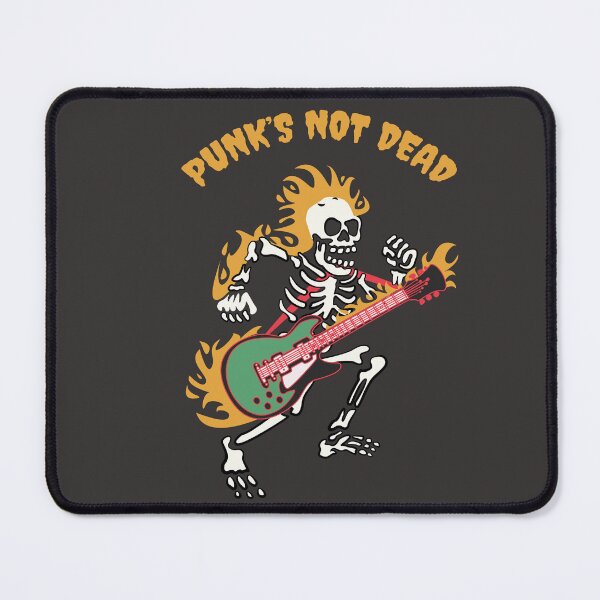 Item preview, Punk Rock Skull Playing Guitar Illustration designed and sold by beboplab.