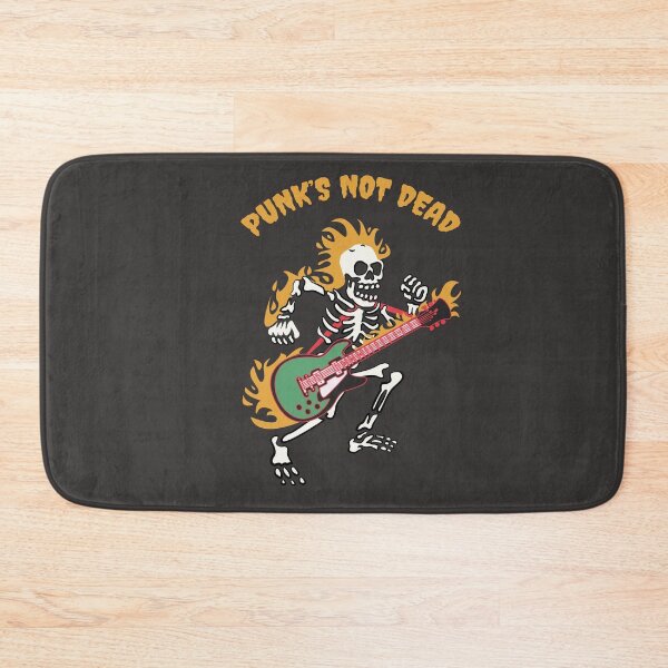 Item preview, Punk Rock Skull Playing Guitar Illustration designed and sold by beboplab.