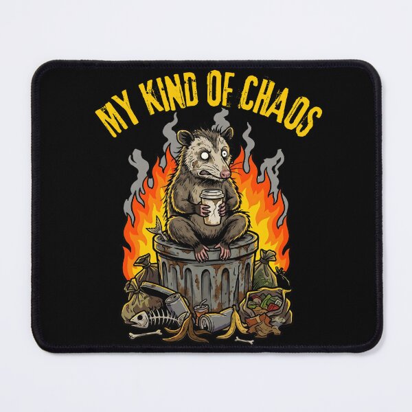 Item preview, What A F#cked Up Time To Be Alive Opossum My Kind Of Chaos designed and sold by LeSoniPapaPrint.