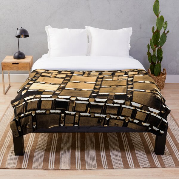 Item preview, Geometric Sepia Mirror Abstract Pattern designed and sold by Hena Tayeb.