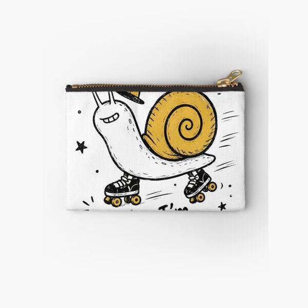Item preview, Nah, I'm Rolling – Funny Snail on Roller Skates  designed and sold by couragecriativa.