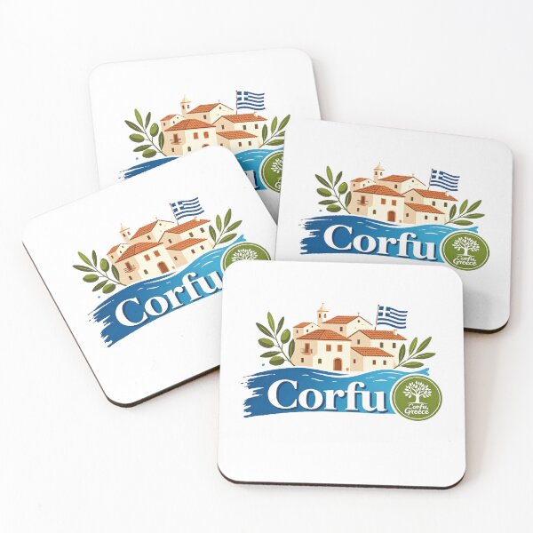 Item preview, Corfu Greece – Mediterranean Island Travel & Olive Branch Design designed and sold by VladisWorld.