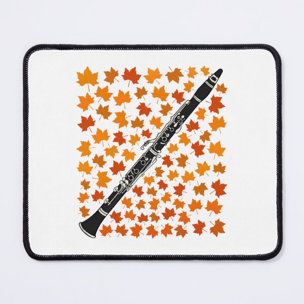 Item preview, Fall Clarinet With Leaves, Clarinetist Musician Autumn designed and sold by doodlerob.