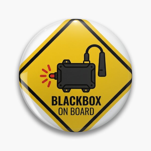 Item preview, Blackbox On Board - Funny Insurance Telematics Warning Sign Sticker designed and sold by katiecorners.