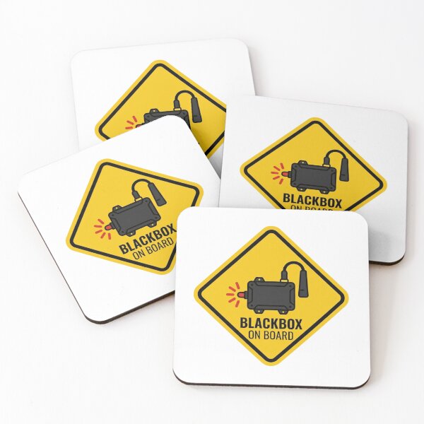 Item preview, Blackbox On Board - Funny Insurance Telematics Warning Sign Sticker designed and sold by katiecorners.
