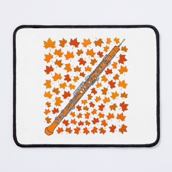 Item preview, Fall Oboe With Leaves, Oboist Musician Autumn designed and sold by doodlerob.