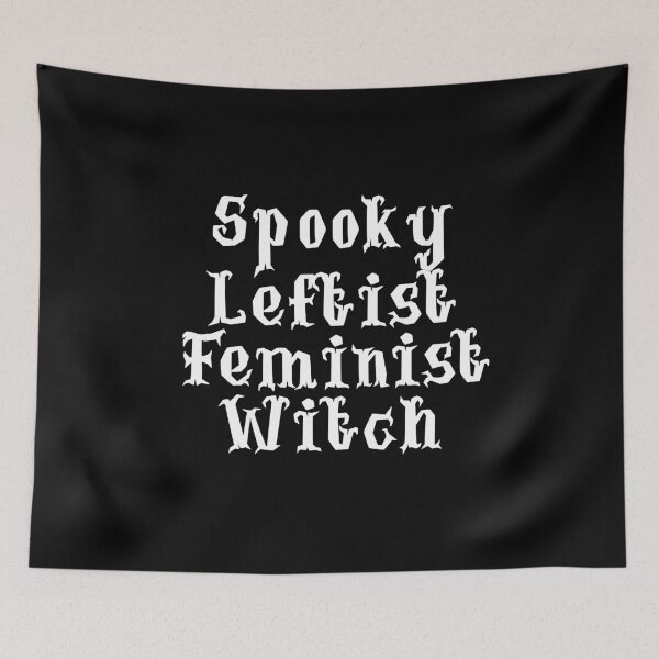 Item preview, Spooky Leftist Feminist Witch  designed and sold by aponwao.