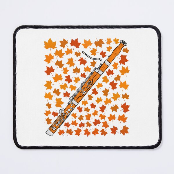 Item preview, Fall Bassoon With Leaves, Bassoonist Musician Autumn designed and sold by doodlerob.