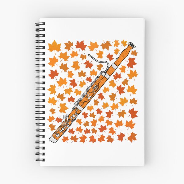 Item preview, Fall Bassoon With Leaves, Bassoonist Musician Autumn designed and sold by doodlerob.
