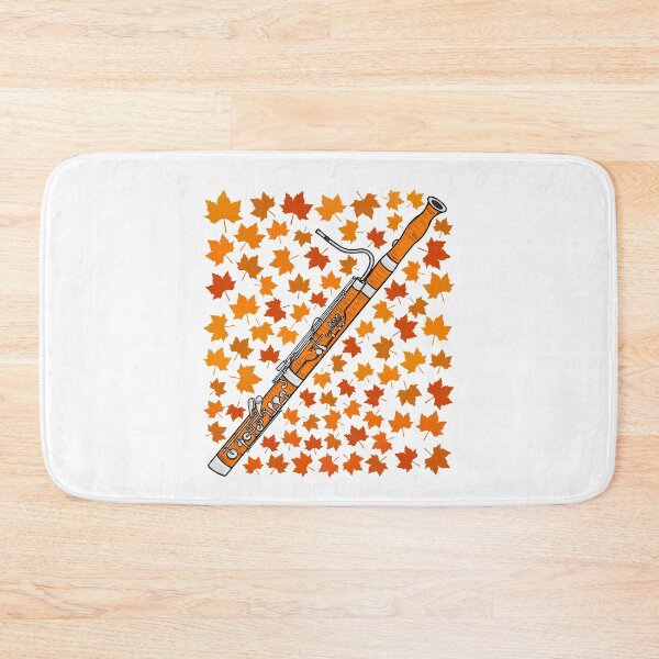 Item preview, Fall Bassoon With Leaves, Bassoonist Musician Autumn designed and sold by doodlerob.