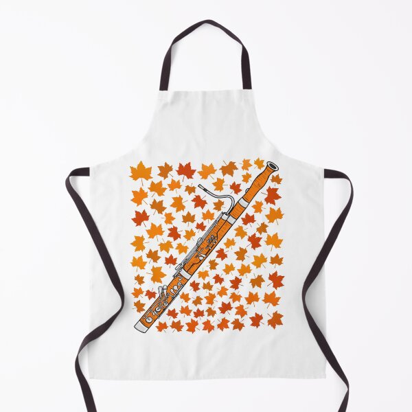 Item preview, Fall Bassoon With Leaves, Bassoonist Musician Autumn designed and sold by doodlerob.