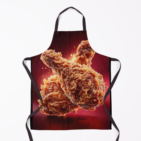 Item preview, Golden Crispy Fried Chicken Drumstick | Crunchy Food Art | Crispy Comfort Food Illustration designed and sold by Grafititee.