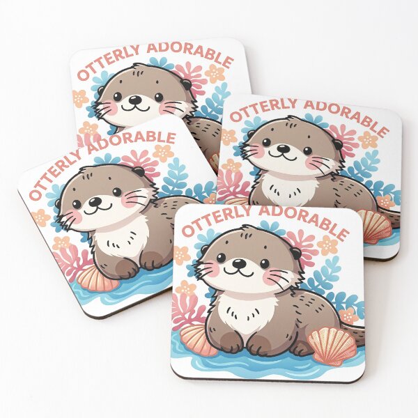 Item preview, Cute Otterly Adorable Otter Kawaii Sea Otter Animal Design designed and sold by Antony004.