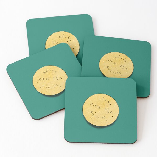 Item preview, Rich Tea Biscuit - Teal Backdrop designed and sold by rodwelldesigns.