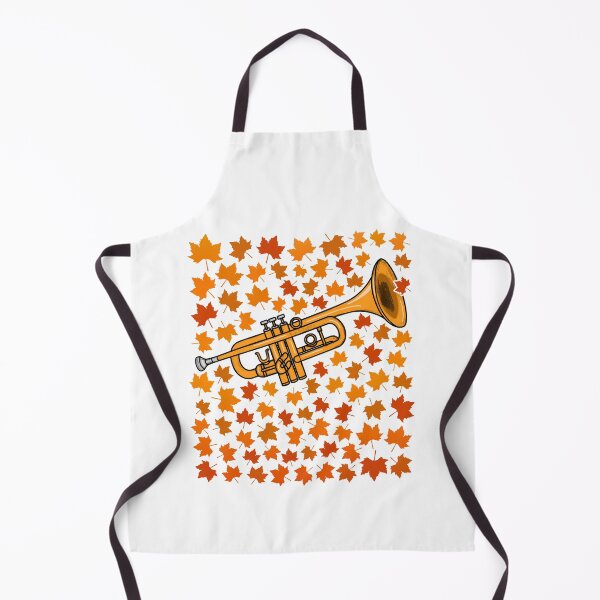 Item preview, Fall Trumpet With Leaves, Trumpeter Brass Musician Autumn designed and sold by doodlerob.