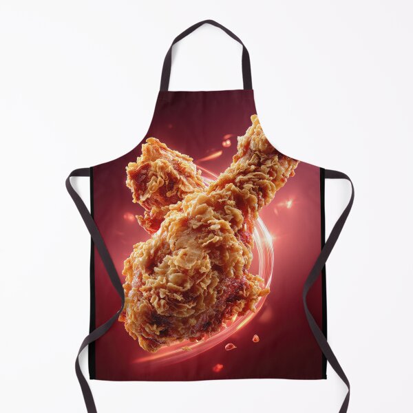 Item preview, Golden Crispy Fried Chicken Drumstick | Crunchy Food Art | Crispy Comfort Food Illustration designed and sold by Grafititee.