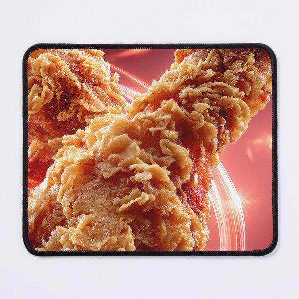 Item preview, Golden Crispy Fried Chicken Drumstick | Crunchy Food Art | Crispy Comfort Food Illustration designed and sold by Grafititee.
