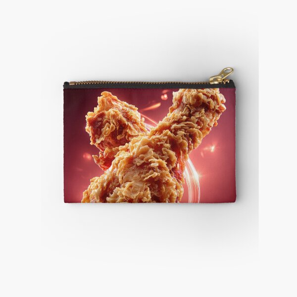 Item preview, Golden Crispy Fried Chicken Drumstick | Crunchy Food Art | Crispy Comfort Food Illustration designed and sold by Grafititee.