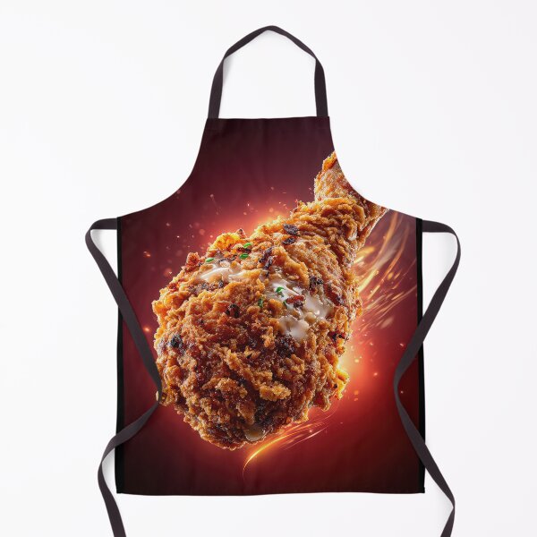 Item preview, Crispy Fried Chicken Drumstick | Crunchy Food Art | Crispy Comfort Food Illustration designed and sold by Grafititee.