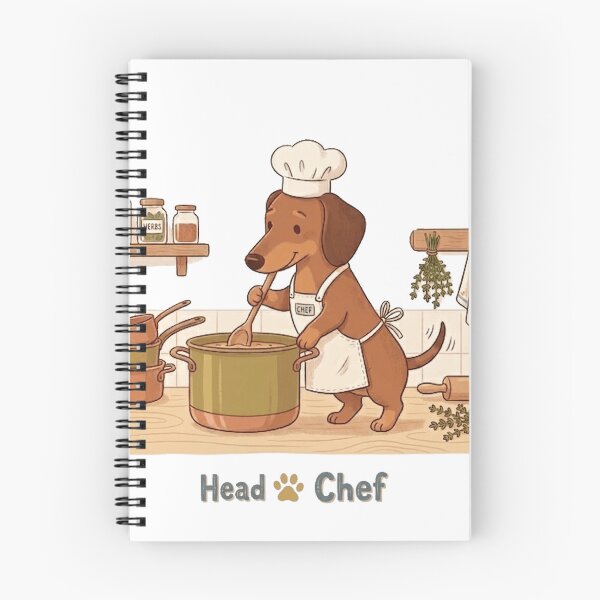 Item preview, Head Chef Funny Cooking Dachshund Kitchen Design designed and sold by jgoteiner.