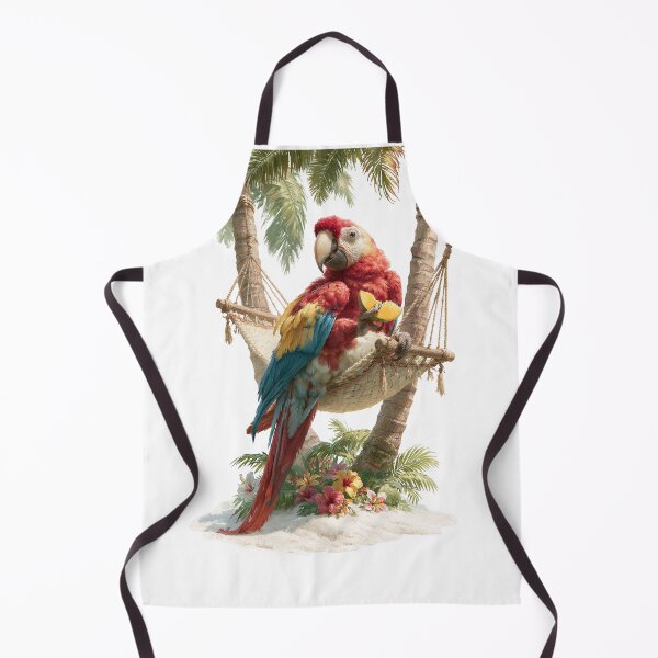 Item preview, Tropical Macaw Relaxing in a Hammock designed and sold by Helenaphotoart.