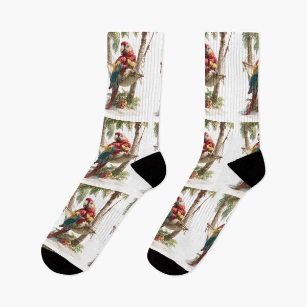 Item preview, Tropical Macaw Relaxing in a Hammock designed and sold by Helenaphotoart.