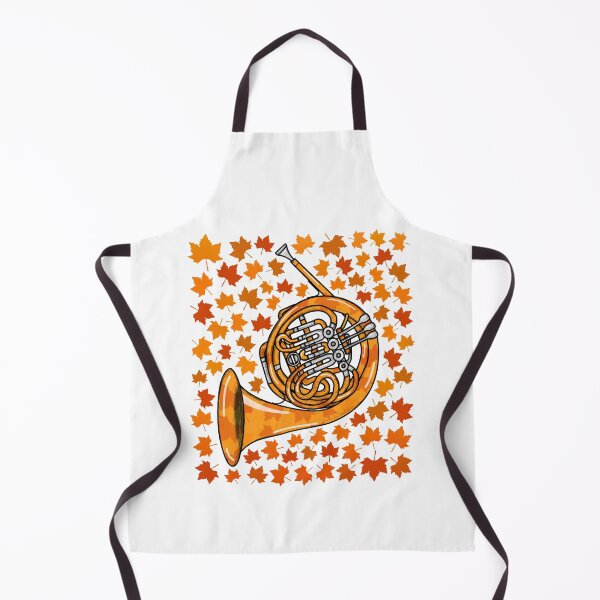 Item preview, Fall French Horn With Leaves, Hornist Brass Musician Autumn designed and sold by doodlerob.
