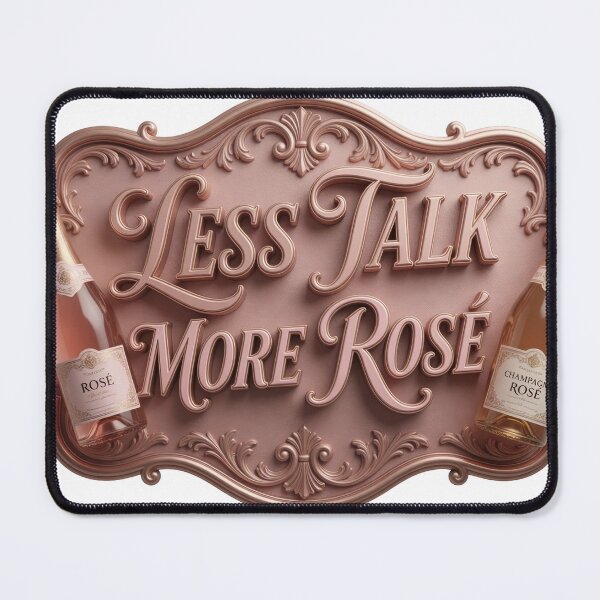 Item preview, Pink Elegant Luxury Design Less Talk More Rosé designed and sold by dazzlemakers.