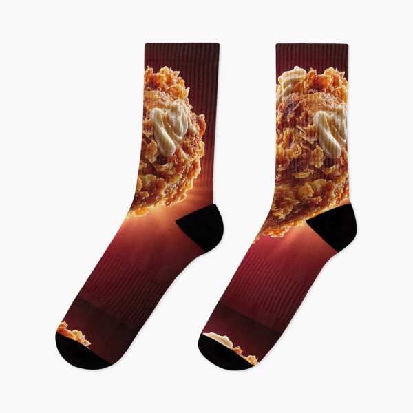 Item preview, Golden Crispy Fried Chicken Drumstick | Crunchy Food Art | Crispy Comfort Food Illustration designed and sold by Grafititee.
