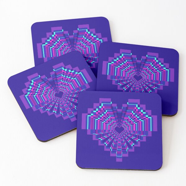 Item preview, Dark Pixel Heart - Mystic designed and sold by animinimal.