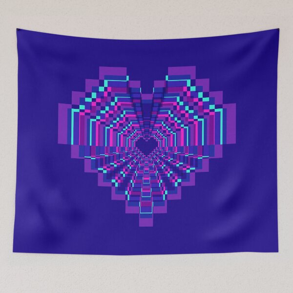 Item preview, Dark Pixel Heart - Mystic designed and sold by animinimal.