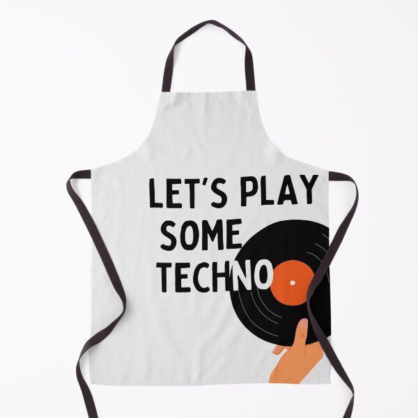 Item preview, Let's Play Some Techno Minimalist Vinyl Record Design designed and sold by paulo silveira.