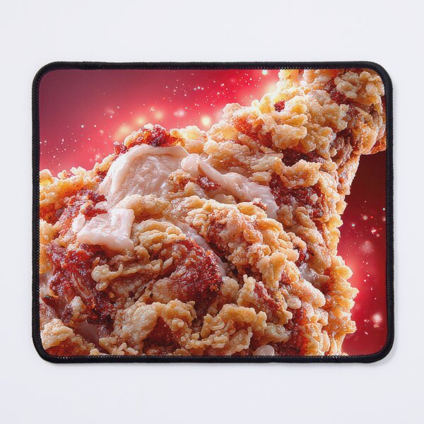 Item preview, Golden Crispy Fried Chicken Drumstick | Crunchy Food Art | Crispy Comfort Food Illustration designed and sold by Grafititee.