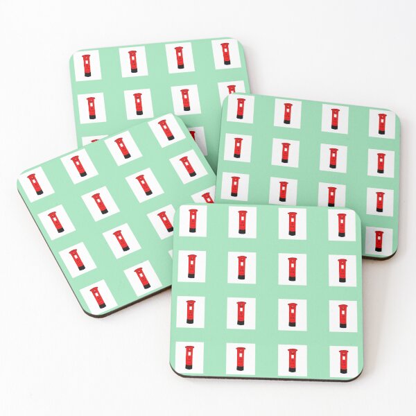 Item preview, Mosaic British Post Box - Green Backdrop designed and sold by rodwelldesigns.