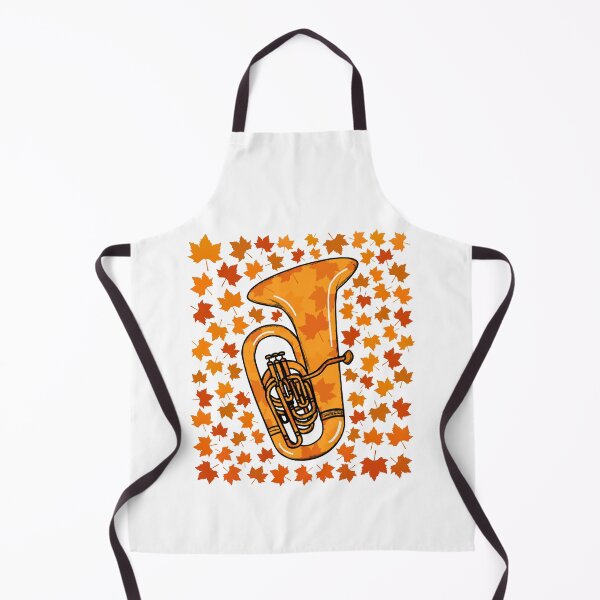Item preview, Fall Tuba With Leaves, Tubaist Brass Musician Autumn designed and sold by doodlerob.