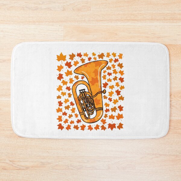 Item preview, Fall Tuba With Leaves, Tubaist Brass Musician Autumn designed and sold by doodlerob.