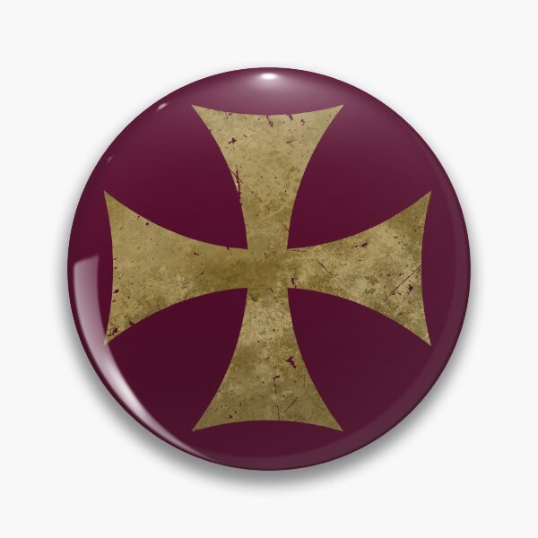 Item preview, Crusader Templar Cross Pattée Ochre designed and sold by Lidra Zehcnas.