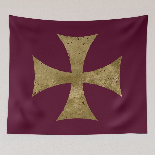 Item preview, Crusader Templar Cross Pattée Ochre designed and sold by Lidra Zehcnas.
