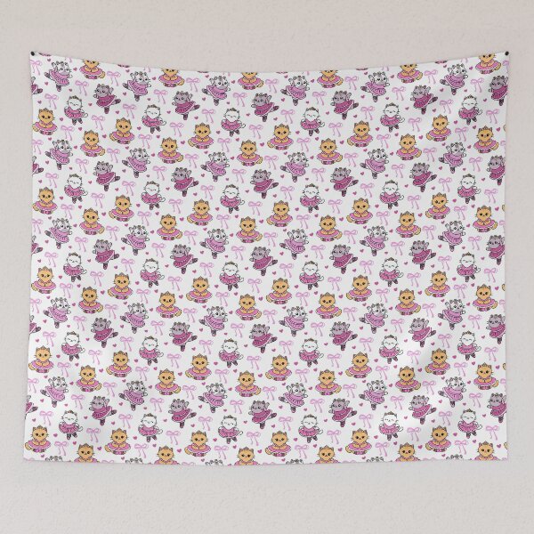 Item preview, Pink Ballerina Cats and Bows designed and sold by CI Creative Design LLC.