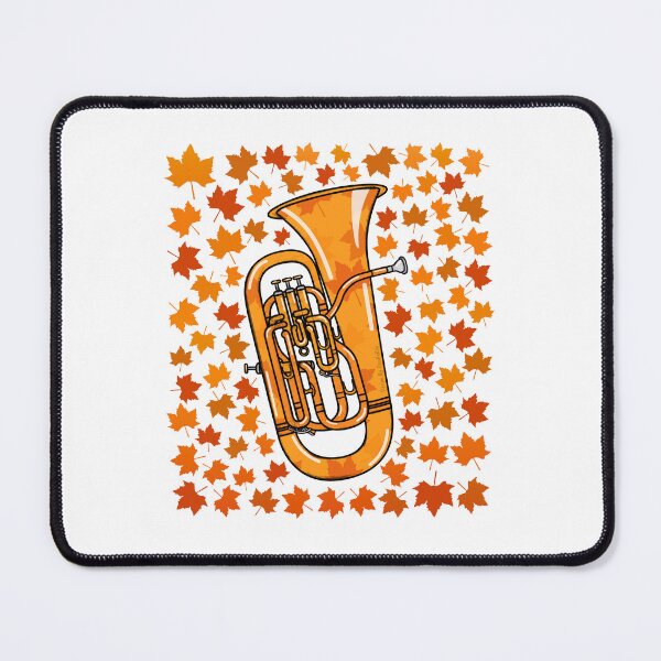 Item preview, Fall Euphonium With Leaves, Euphoniumist Brass Musician Autumn designed and sold by doodlerob.