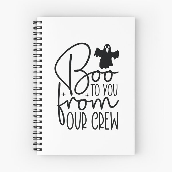 Item preview, Boo To You From Our Crew - Autumn Halloween Vibes Quotes Retro Vintage Matching Spooky Family Gift designed and sold by FuzionRaptor.