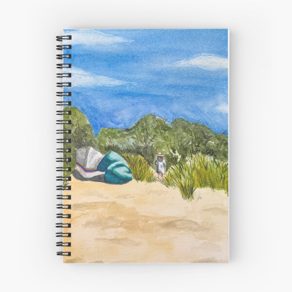 Item preview, Cape Cod Coastal Sand Dunes Watercolor Beach Landscape designed and sold by Bonnie Kittle.