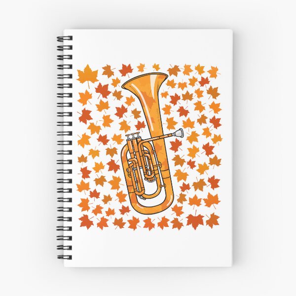 Item preview, Fall Tenor Horn With Leaves, Hornist Brass Musician Autumn designed and sold by doodlerob.