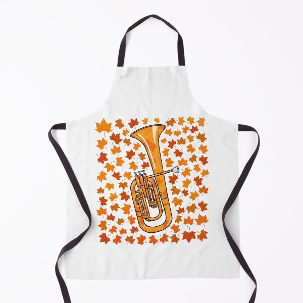Item preview, Fall Tenor Horn With Leaves, Hornist Brass Musician Autumn designed and sold by doodlerob.