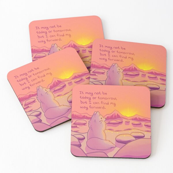 Item preview, "I Can Find My Way Forward" Arctic Fox Sunset designed and sold by thelatestkate.