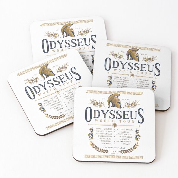 Item preview, Odysseus World Tour Shirt | Ancient Greek Mythology Vintage Travel Graphic Tee designed and sold by NettyDesign.