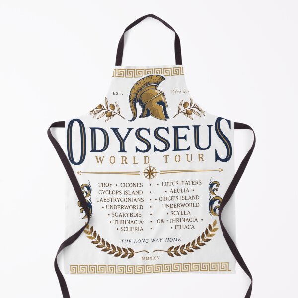 Item preview, Odysseus World Tour Shirt | Ancient Greek Mythology Vintage Travel Graphic Tee designed and sold by NettyDesign.