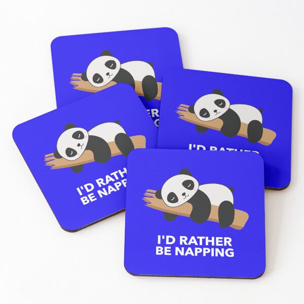 Item preview, I Would Rather Be Napping - Funny Panda Bear Nap designed and sold by WolfmanProphecy.