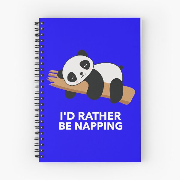 Item preview, I Would Rather Be Napping - Funny Panda Bear Nap designed and sold by WolfmanProphecy.
